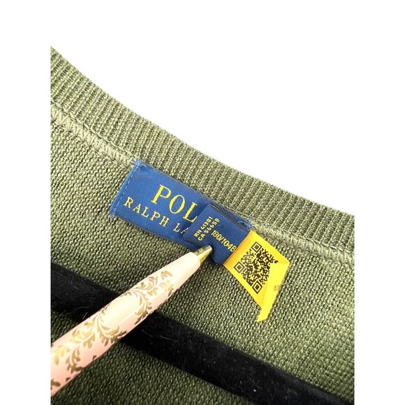 Polo Ralph Lauren XXL Mixed Media Long Sleeve Fit & Flare Dress Midi Sweater - Picture 6 of 7